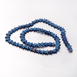Electroplate Non-magnetic Synthetic Hematite Bead Strands&nbsp;G-F300-24C-F05