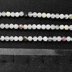 Natural Rainbow Moonstone Beads Strands&nbsp;G-RM2025-A15-3mm