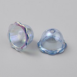 UV Plating Acrylic Bead Caps&nbsp;PACR-TAC0001-03C