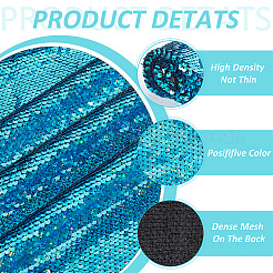 PVC Reversible Sequin Fabric&nbsp;DIY-WH0430-543F