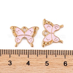 Light Gold Plated Alloy Enamel Pendants&nbsp;FIND-Q100-02KCG