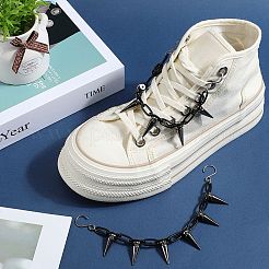 2Pcs Brass & Alloy Shoes Chains&nbsp;HJEW-SP00014