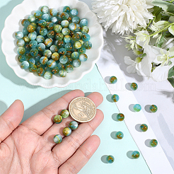 120Pcs Transparent Resin Beads&nbsp;RESI-PA0001-38A