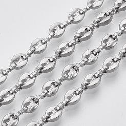 Tarnish Resistant 304 Stainless Steel Coffee Bean Chain&nbsp;STAS-R100-35