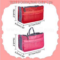 2Pcs 2 Colors Purse Multifunctional Organizer Insert&nbsp;FIND-WR0010-69B