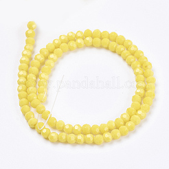 Opaque Glass Beads Strands&nbsp;EGLA-F120-NC03