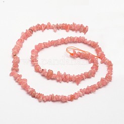 Chips Natural Rhodochrosite Beads Strands&nbsp;X-G-N0164-22