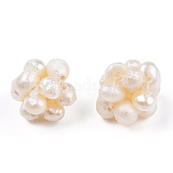 Round Natural Cultured Freshwater Pearl Beads&nbsp;PEAR-N020-10B