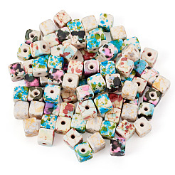 200Pcs 4 Colors Spray Painted Synthetic Turquoise Beads&nbsp;TURQ-TA0001-07