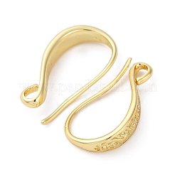 Brass Earring Hooks&nbsp;KK-D378-02G