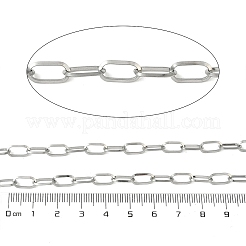 304 Stainless Steel Paperclip Chains&nbsp;CHS-P024-03P
