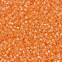 MIYUKIデリカビーズ  シリンダー  日本製シードビーズ  11/0  （db1563)不透明マンダリン光沢  1.3x1.6mm  穴：0.8mm  約20000個/袋  100 G /袋&nbsp;SEED-J020-DB1563