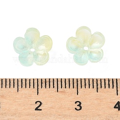 Dyed & Heated Glass Bead Caps&nbsp;GLAA-C042-01D