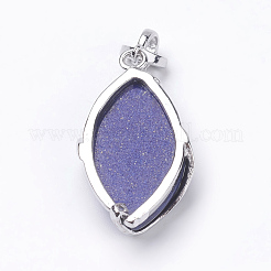 Natural Lapis Lazuli Pendants&nbsp;X-G-E423-08P