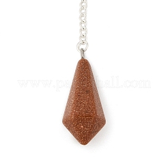 Synthetic Goldstone Cone Pointed Dowsing Pendulums&nbsp;G-A249-02S-06