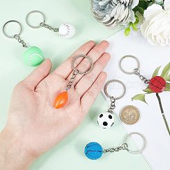 Resin & Plastic Pendants Keychains&nbsp;KEYC-OC0001-30