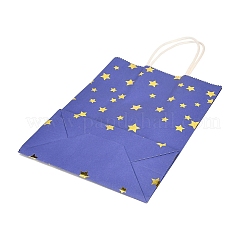 Gold Stamping Star Paper Gift Bags with Handles&nbsp;TH-CBA170C-06