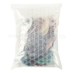 24個6色アクリルビッグペンダント  天然石風  ティアドロップ  ミックスカラー  53x43.5x8mm  穴：26x36mm  約4PCS /カラー&nbsp;OACR-FS0002-65