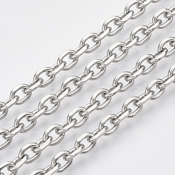 Tarnish Resistant 304 Stainless Steel Cable Chains&nbsp;STAS-R100-22