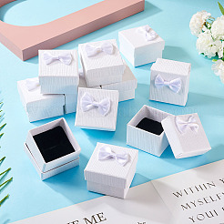 Square Cardboard Paper Ring Gift Storage Boxes&nbsp;CON-TAC0001-17B