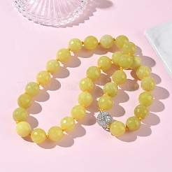 Faceted Round Natural Mixed Gemstone Beaded Necklaces&nbsp;G-H355-06P