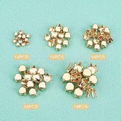70Pcs 5 Style 304 Stainless Steel Rhinestone Claw Settings&nbsp;STAS-UN0026-74