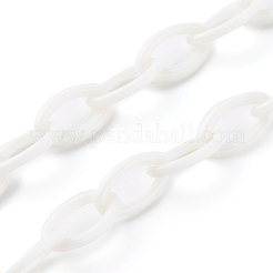 Mixed Shapes Christmas Theme Personalized ABS Plastic Cable Chain Necklaces&nbsp;NJEW-JN03401
