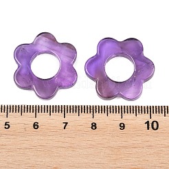天然石ペンダント  幾何学的なチャーム  花のチャーム  24.5~25x3.5mm  穴：10mm&nbsp;G-L658-C02-01