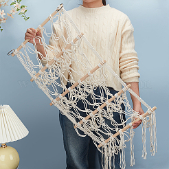 Boho Style Macrame Storage Holder&nbsp;AJEW-WH0070-20