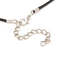 Rack Plating Alloy Heart Pendant Necklaces Sets&nbsp;NJEW-B081-09