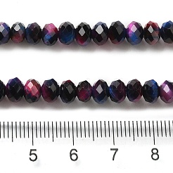 Natural Rainbow Tiger Eye Beads Strands&nbsp;G-NH0002-D02-02