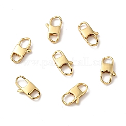 真鍮カニカン  カドミウムフリー＆ニッケルフリー＆鉛フリー  18KGP本金メッキ  14x7.5x3.5mm  穴：3x3.6mm&nbsp;KK-J301-18G