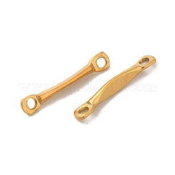 Ion Plating(IP) 304 Stainless Steel Connector Charms&nbsp;STAS-Q323-10G