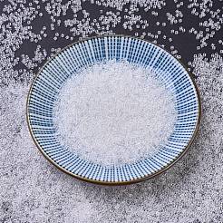 MIYUKIデリカビーズ小  シリンダー  日本製シードビーズ  15/0  （dbs0141)クリスタル  1.1x1.3mm  穴：0.7mm  約35000PCS /ボトル  10 G /ボトル&nbsp;SEED-JP0008-DBS0141