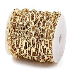 Rack Plating Brass Oval Link Chains&nbsp;CHC-G023-08G