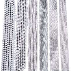 Electroplate Glass Beads Strands&nbsp;EGLA-A044-P8mm-A19