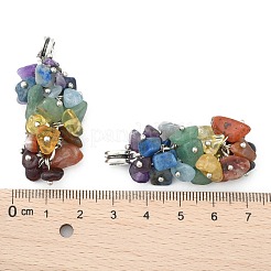 Natural Gemstone Pendants&nbsp;X-PALLOY-JF00188-01