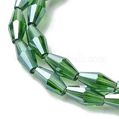 Transparent Electroplate Glass Beads&nbsp;X1-GLAA-K064-05A-PL05