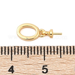 Brass Tube Bails&nbsp;KK-P302-19G
