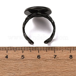 304ステンレス鋼リング部品  ラウンドベゼルカップリングセッティング  イオンプレーティング（ip）  ブラック  17.5mm  18mm  トレイのサイズ：16mm&nbsp;STAS-P454-06E-B