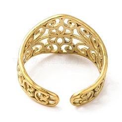304 Stainless Steel Open Cuff Rings&nbsp;RJEW-K245-75G