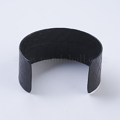 Handmade Snakeskin Leather Cord Cuff Bracelets&nbsp;BJEW-F073-A19
