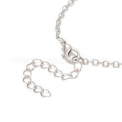 Alloy Multi Picture Photo Ball with Wings Locket Pendant Necklace for Women&nbsp;NJEW-M191-01P