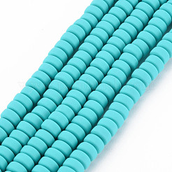 Handmade Polymer Clay Beads Strands&nbsp;CLAY-N008-008-77