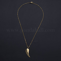 201 Stainless Steel Pendant Necklaces&nbsp;NJEW-S105-JN568-45-2