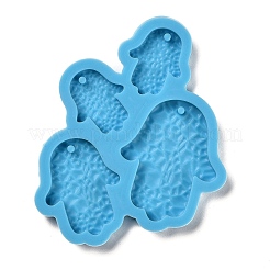 Hamsa Hand Shape DIY Pendant Silicone Molds&nbsp;DIY-M048-01