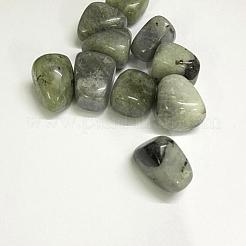 天然石ラブラドライトビーズ  癒しの石  エネルギーバランスをとる瞑想療法用  タンブルストーン  花瓶フィラーの宝石  穴なし/ドリルなし  ナゲット  20~35x13~23x8~22mm&nbsp;G-K302-A09