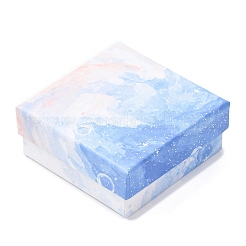 Gradient Color Square Cardboard Jewelry Boxes&nbsp;CBOX-A010-01A-03