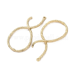 合金ビッグサイズペンダントトップ  ノットチャーム  ゴールドカラー  52.5x25x4mm  穴：1.5mm&nbsp;PALLOY-F315-03B-G
