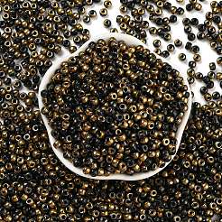 Metallic Colors Glass Seed Beads&nbsp;SEED-Z001-C-D11